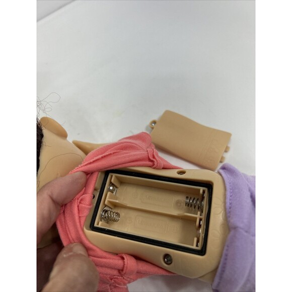 Vintage Monsters Inc Babblin Boo 11" Talking Doll Closed Mouth 2001 Tested Works - Picture 10 of 12